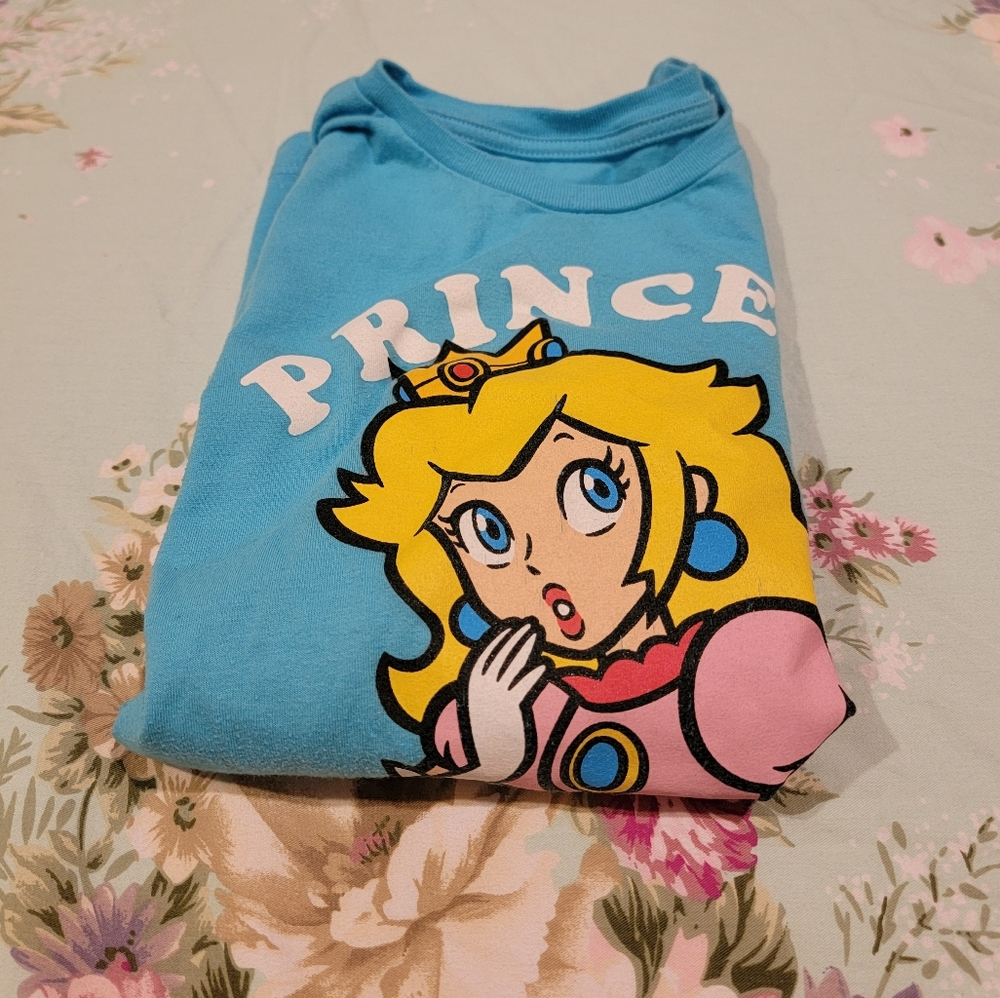 Nintendo Super Mario Blue Kids T-Shirt - Picture 6 of 6